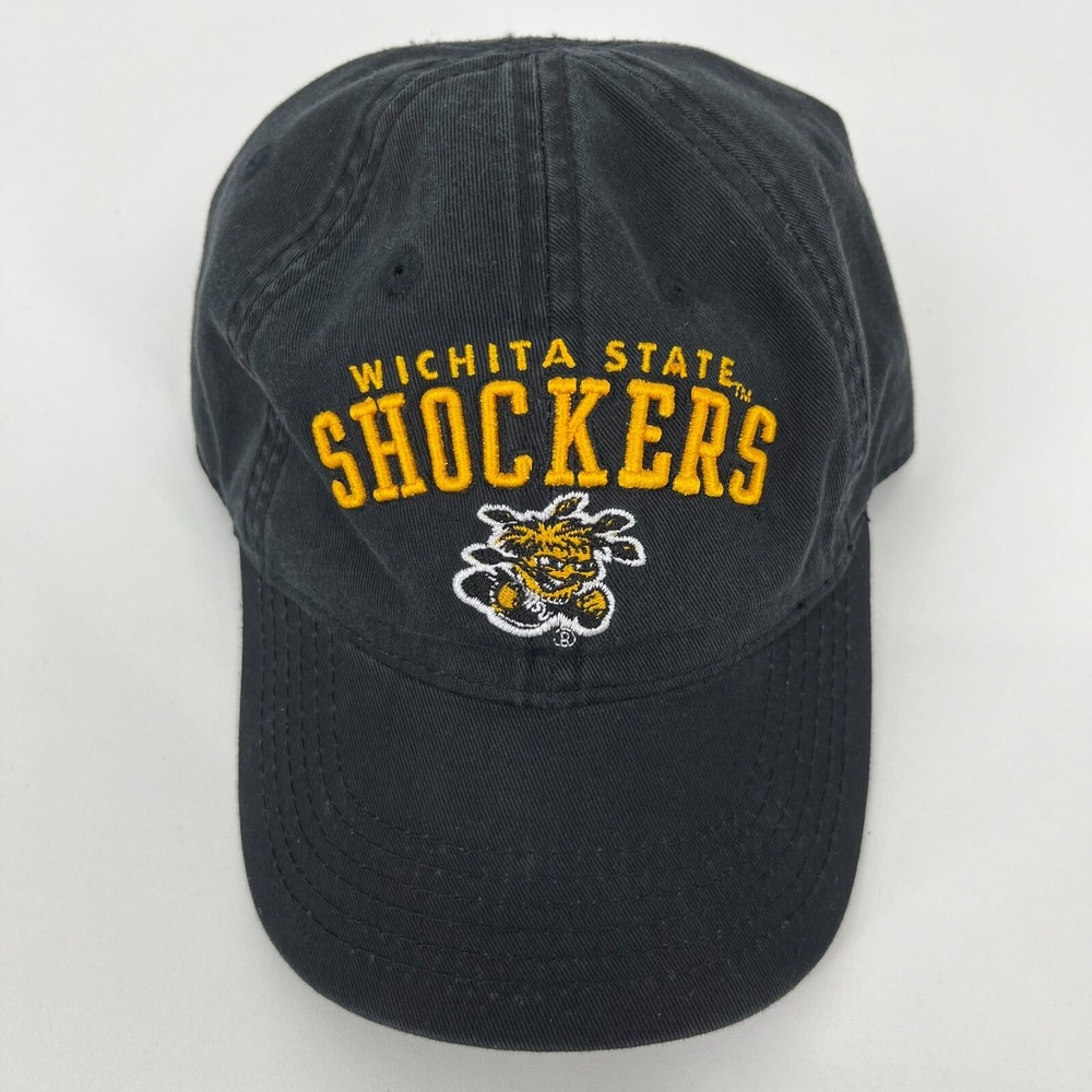 Champion Wichita State Shockers Kids Black Embroidered Baseball Cap Hat NCAA